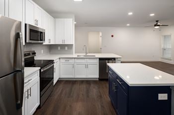 One, two & three bedroom apartments
